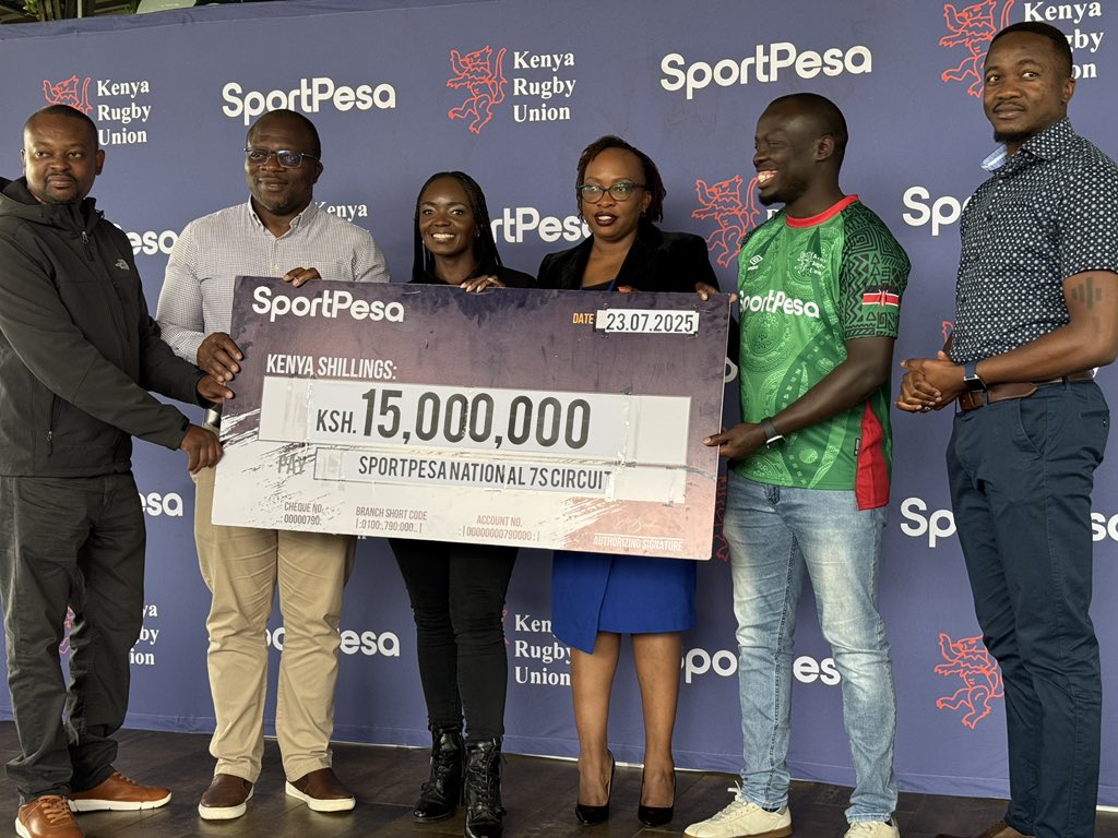 2025 Sportpesa National 7s circuit sponsorship unveiling.