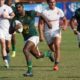 Cheswill Jooste races away for a superb try.