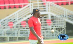Samuel Ovwamu inKenya Simbas training.