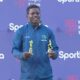 Floyd Wabwire Pose for for a photo after being awarded at the 2025 Driftwood 7s.Photo/Screengrab