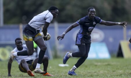 Walukuba and Black Pirates in action at the 2025 Gulu 7s. PHOTO/WALUKUBA RUGBY X