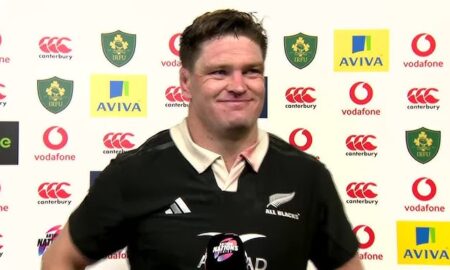 All Blacks Scott Barrett in a past rugby presser. PHOTO/You Tube