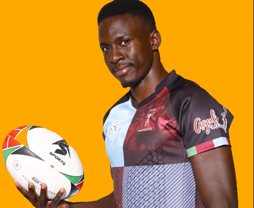 Kenya Harlequin full back Leeon Nyang. PHOTO/Sir Nyang/Instagram