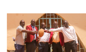 Eliud Okwemba unveiled at Bokoli. PHOTO/Eliud Okwemba