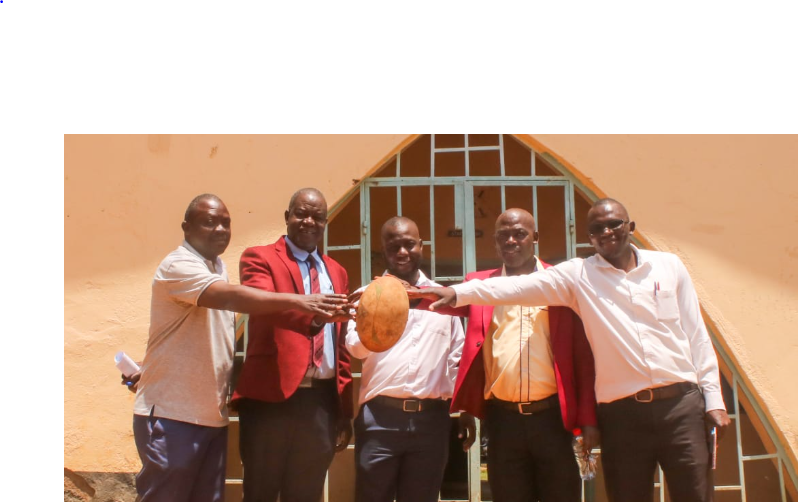 Eliud Okwemba unveiled at Bokoli. PHOTO/Eliud Okwemba