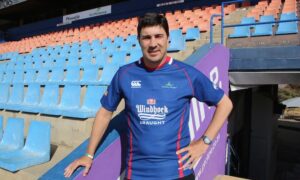 Pieter Rossouw as Namibia’s backline coach in 2016