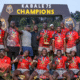 Buffaloes celebrate the Kabale 7s victory in the Uganda National 7s. PHOTO/@Uganda7series/X