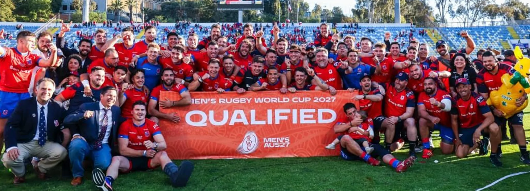 Chile after they qualified for Men's Rugby World Cup 2027. PHOTO/World Rugby