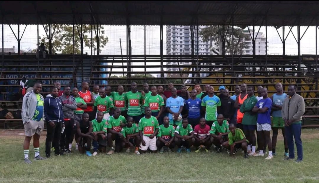 Nyanza Region u-18 squad during trial. PHOTO/KRU