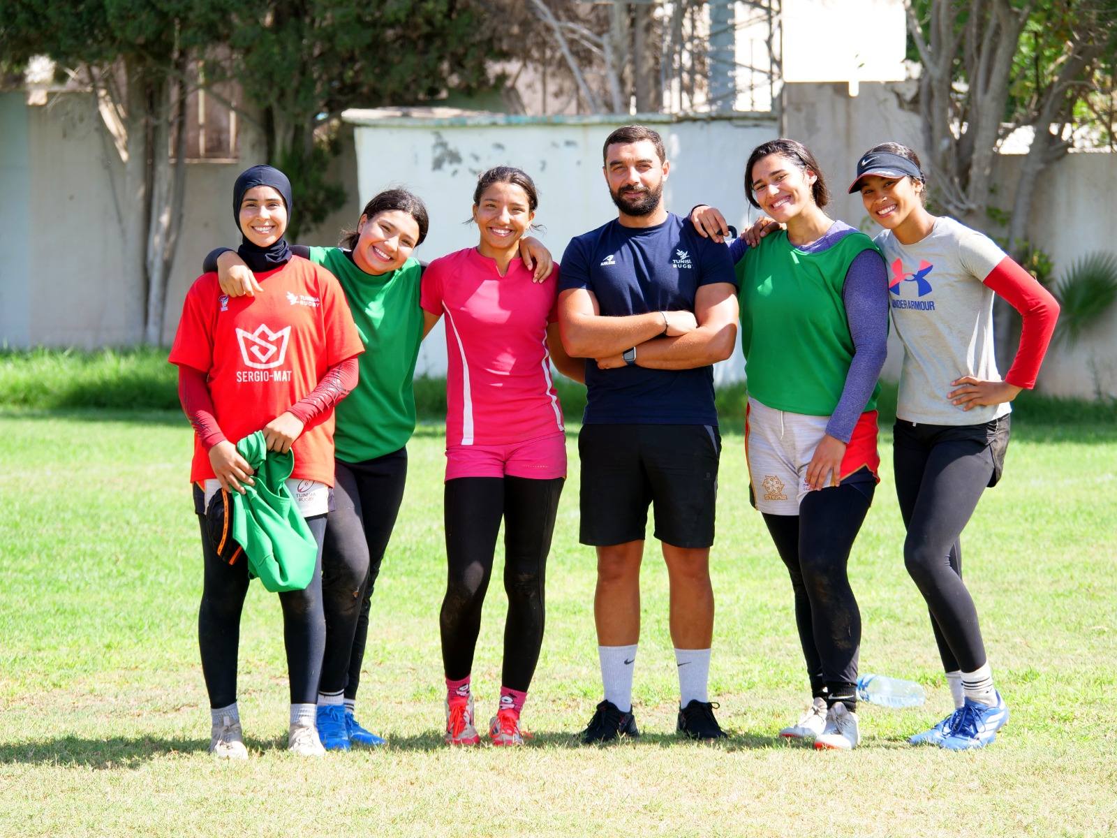 Tunisia Rugby train. PHOTO/Fédération Tunisienne de Rugby