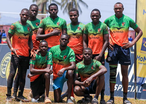 Mbale Rugby players pose for a photo. PHOTO/@mbalerugbyclub/X