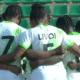 Kenya Lionesses players huddle during the 2025 Safari 7s. PHOTO/Screengrab,