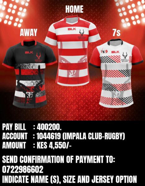 Impala RFC new jersey purchasing infomation.PHOTO/IMPALA RFC
