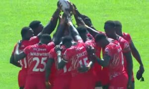 Kenya Shujaa hurdle during the 2025 Safari 7s.PHOTO/SCREENGRAB