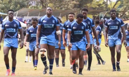 Daystar Falcons players during in past action PHOTO/Screen grab