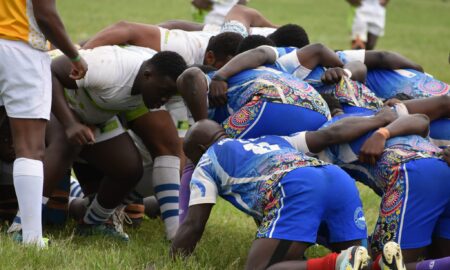 Kisumu RFC in action against KCB Rugby. PHOTO/Kisumu RFC/Facebook
