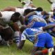 Kisumu RFC in action against KCB Rugby. PHOTO/Kisumu RFC/Facebook