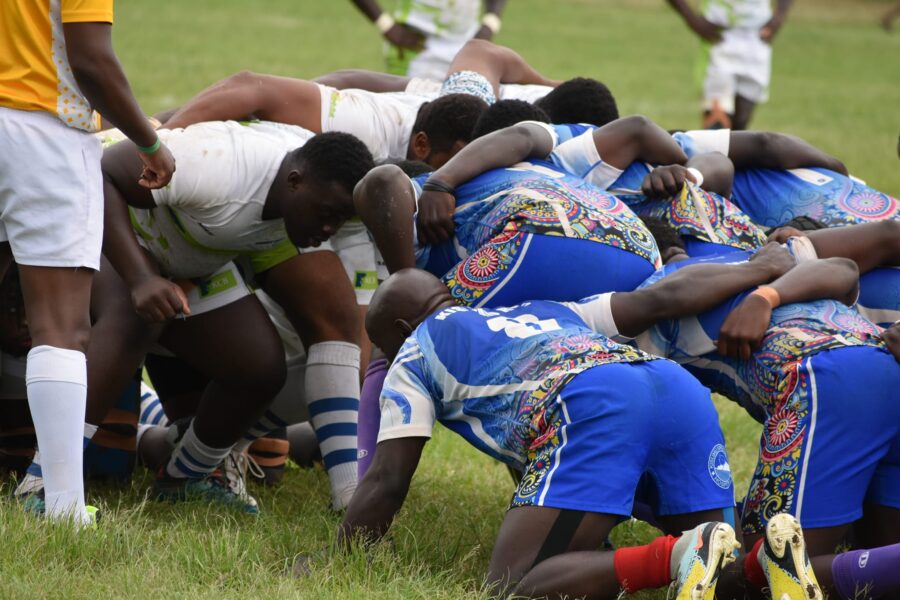 Kisumu RFC in action against KCB Rugby. PHOTO/Kisumu RFC/Facebook