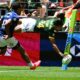 Tristan Leyds goes over in the corner for South Africa 7s. PHOTO/SA Rugby