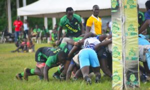 Scrum attack by Kabras RFC vs MMUST. PHOTO/Scrummage Africa