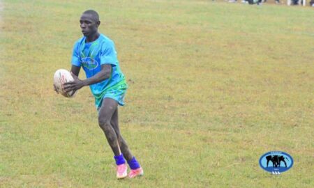 Vihiga High School fly-half Felix Apwoka. PHOTO/Scrummage Africa
