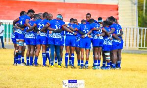 Kisumu RFC squad in a past match. PHOTO/Kisumu RFC