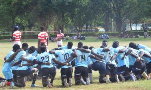 MMUST circle a Kenya Cup clash at MMUST Grounds. PHOTO/Scrummage Africa
