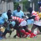 MMUST rugby in action a Kenya Cup clash against Impala RFC . PHOTO/Scrummage Africa