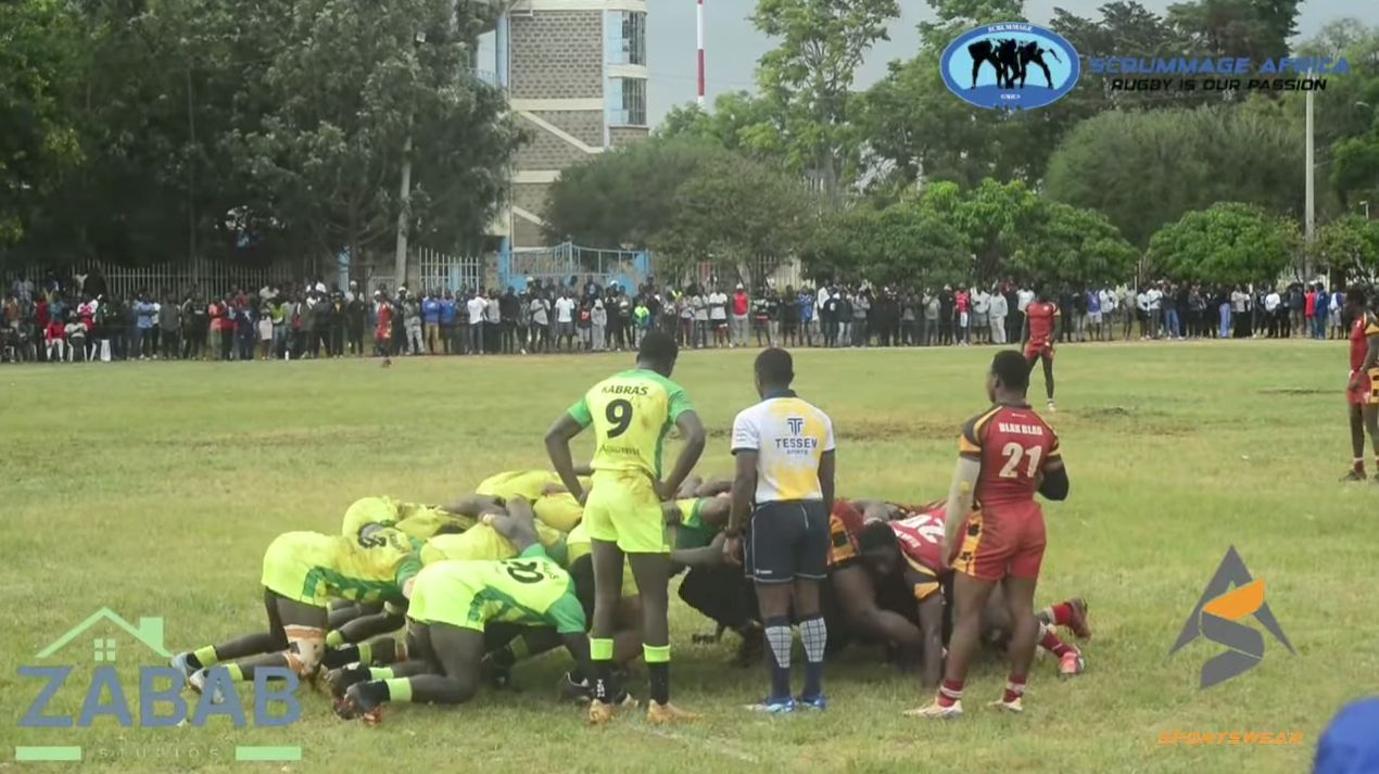 Kabras RFC in action against Blak Blad. PHOTO/Scrummage
