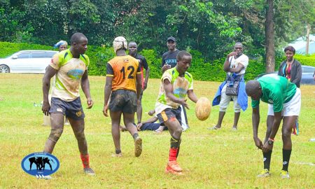 Bungoma School in action in the FEASSSA school games. PHOTO/ Purity Kemunto