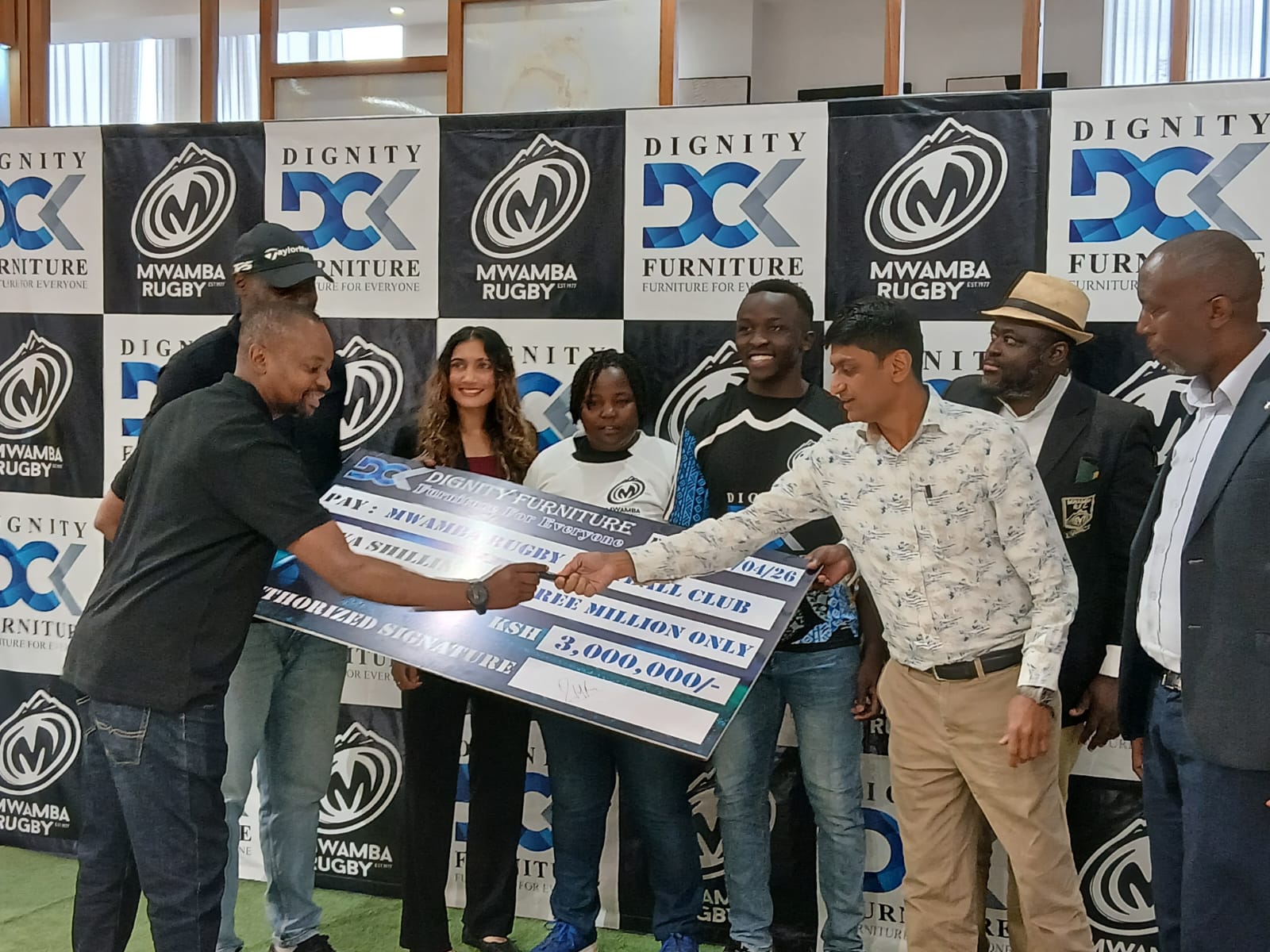 Mwamba Rugby unveil. PHOTO/Mwamba RFC