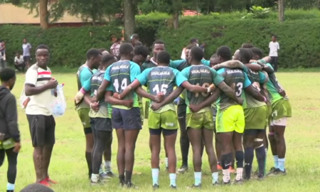 Sigalagala National Polytechnic huddle in past match. PHOTO/Scrummage Africa