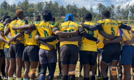 Kenya Prisons squad in a past rugby action. PHOTO/Kenya Prisons