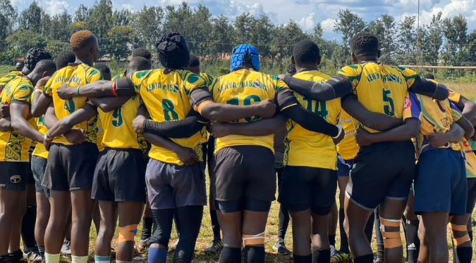 Kenya Prisons squad in a past rugby action. PHOTO/Kenya Prisons